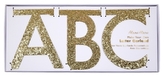 Gold Glitter Letter Girlanden Kit