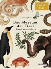 Das Museum der Tiere. Postkarten-Buch