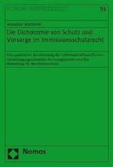 Die Dichotomie von Schutz und Vorsorge im Immissionsschutzrecht
