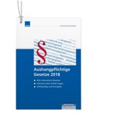 Aushangpflichtige Gesetze 2018