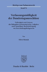 Verfassungsmäßigkeit der Bundestagsausschüsse.
