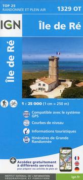 IGN Karte, Carte de randonnée (et plein air) Île de Ré