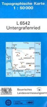 Topographische Karte Bayern Untergrafenried