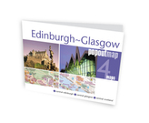Edinburgh and Glasgow PopOut Map,  2 maps