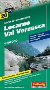 Hallwag Outdoor Map Locarno, Val Verzasca