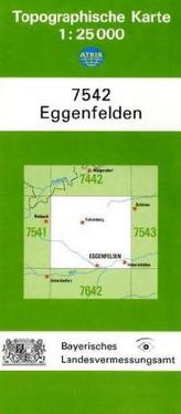 Topographische Karte Bayern Eggenfelden