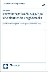 Rechtsschutz im chinesischen und deutschen Vergaberecht