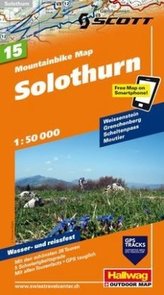Solothurn Mountainbike-Karte Nr. 15, 1:50 000