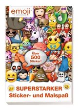 Emoji: Superstarker Sticker- und Malspaß
