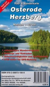 KKV Rad- und Wanderkarte Osterode - Herzberg
