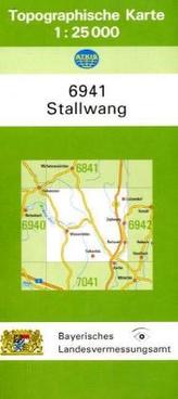 Topographische Karte Bayern Stallwang