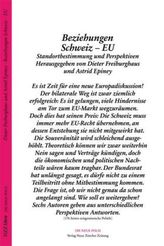 Beziehungen Schweiz - EU