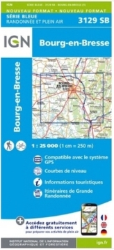 IGN Karte, Carte de randonnée (et plein air)  Bourg-en-Bresse