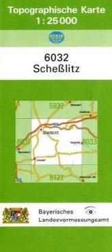 Topographische Karte Bayern Scheßlitz