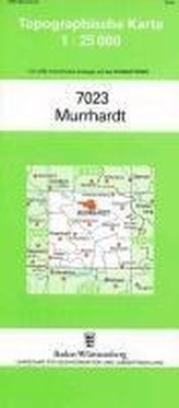 Topographische Karte Baden-Württemberg Murrhardt