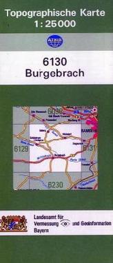 Topographische Karte Bayern Burgebrach