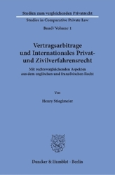 Vertragsarbitrage und Internationales Privat- und Zivilverfahrensrecht.