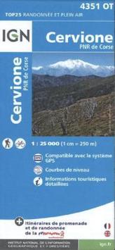 IGN Karte, Carte de randonnée (et plein air) Cervione