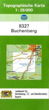 Topographische Karte Bayern Buchenberg