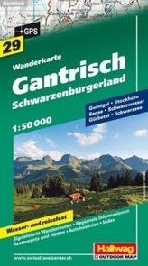 Hallwag Outdoor Map Gantrisch, Schwarzenburgerland