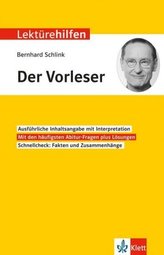 Lektürehilfen Bernhard Schlink Der Vorleser