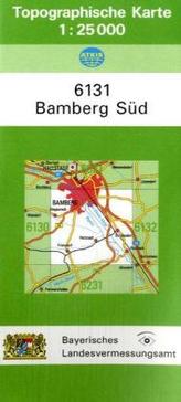 Topographische Karte Bayern Bamberg Süd