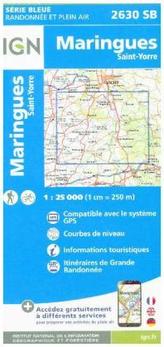 IGN Karte, Serie Bleue Maringues