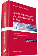 Leistungsbeschreibungen und Leistungsbewertungen zur HOAI