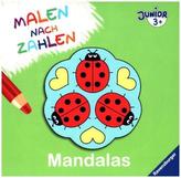 Malen nach Zahlen junior: Mandalas