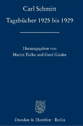 Tagebücher 1925 bis 1929.