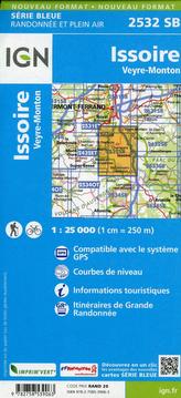 IGN Karte, Serie Bleue Issoire, Veyre-Monton