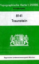 Topographische Karte Bayern Traunstein