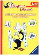 Sticker-Kreuzworträtsel zum Lesenlernen (1. Lesestufe)