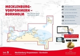 Delius Klasing-Sportbootkarten: Mecklenburg-Vorpommern - Bornholm (Ausgabe 2018), m. CD-ROM
