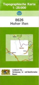 Topographische Karte Bayern Hoher Ifen