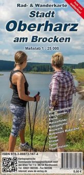 KKV Rad- und Wanderkarte Stadt Oberharz am Brocken