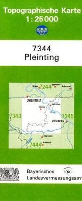 Topographische Karte Bayern Pleinting