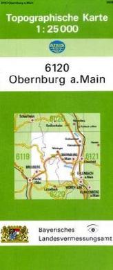 Topographische Karte Bayern Obernburg a. Main