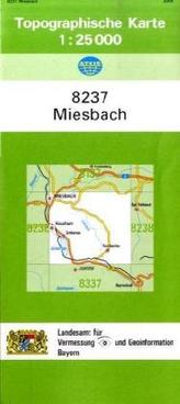 Topographische Karte Bayern Miesbach
