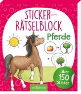 Sticker-Rätselblock Pferde