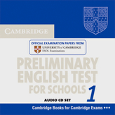 Cambridge Preliminary English Test for Schools 1, 2 Audio-CDs