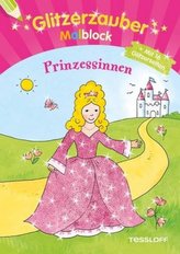 Glitzerzauber-Malblock Prinzessinnen