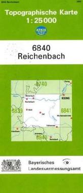 Topographische Karte Bayern Reichenbach