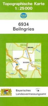 Topographische Karte Bayern Beilngries