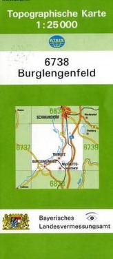 Topographische Karte Bayern Burglengenfeld