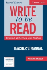  Write to be Read Teacher\'s Manual