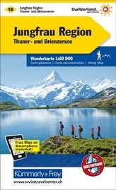 Kümmerly & Frey Karte Jungfrau-Region