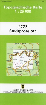 Topographische Karte Baden-Württemberg Stadtprozelten