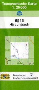 Topographische Karte Bayern Hirschbach