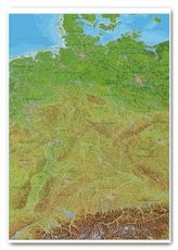 Panoramakarte Deutschland, Planokarte